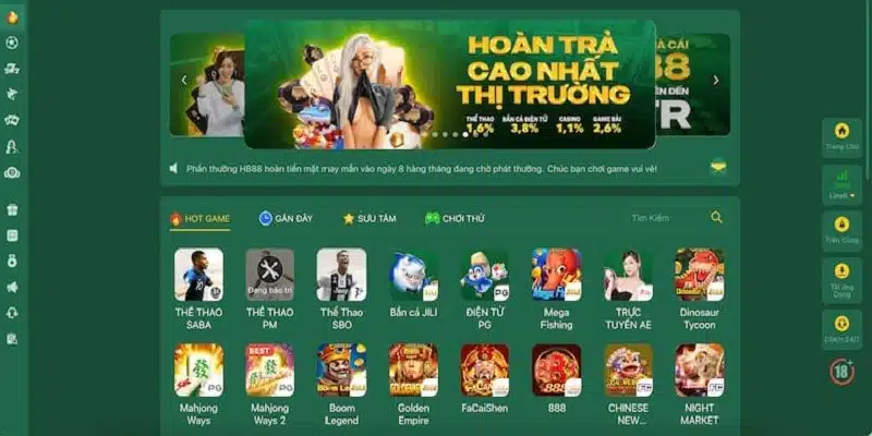 Quy trình trải nghiệm giải trí tại HB88